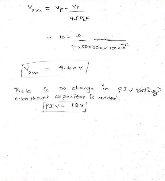 ave oo change? even-though Capacitos is added