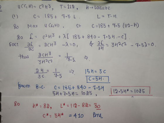 (l ) 185+ C- 여-5 L ос 万5. 3H2(2 억-5 3c.