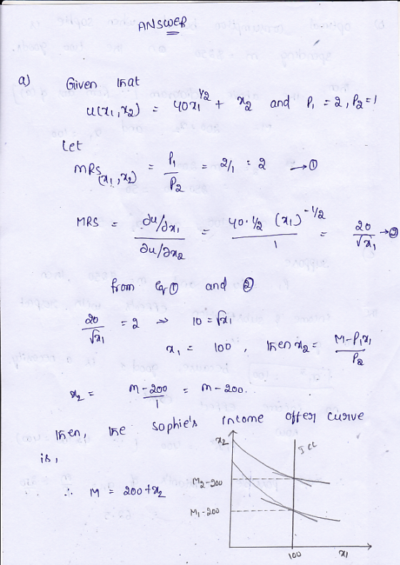 ANSWER a) Given 6at Ya 4071 and Pa,a 00t Let 2/1 MPS 40. (71 MRS 20 au/ana and M-PA en d loo M-200. M-a00 Off es Cuive So phi