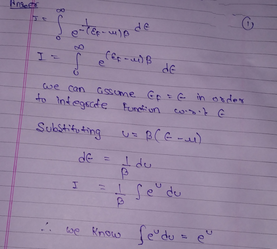 se s d e dc de = 1 du
