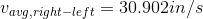 Vavg.right-left 30.902in/s