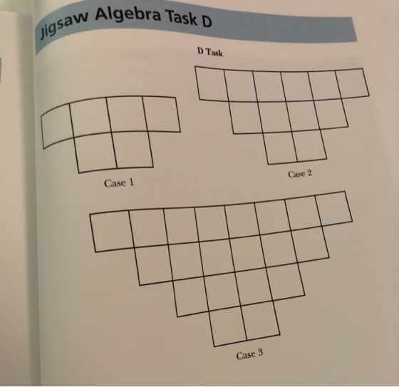 w Algebra Task D jig sa D Task Case 2 Case 1 Case 3