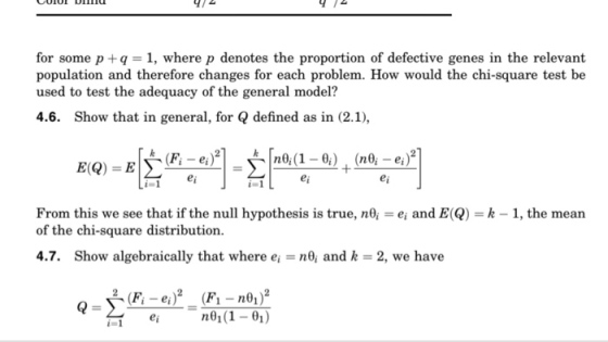 for some p+q 1, where p denotes the proportion of defective genes in the relevant population and therefore changes for each p
