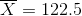 X122.5
