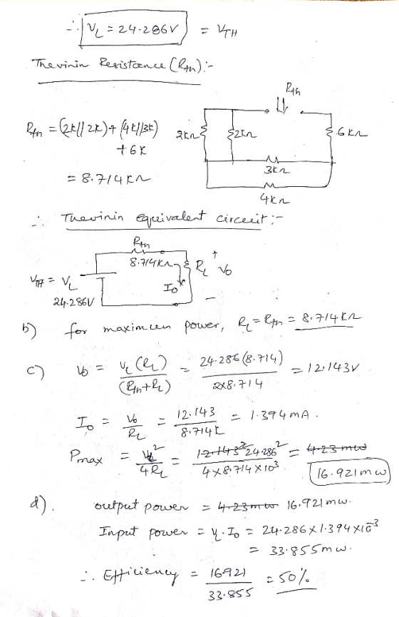 24-286 V TRevinin Peristonee (Rta).- 3tn - 8.714 n 4kn Tuauinin uivalent circecit; 24.286U maxim n Power, for 24-288.14) CeL)