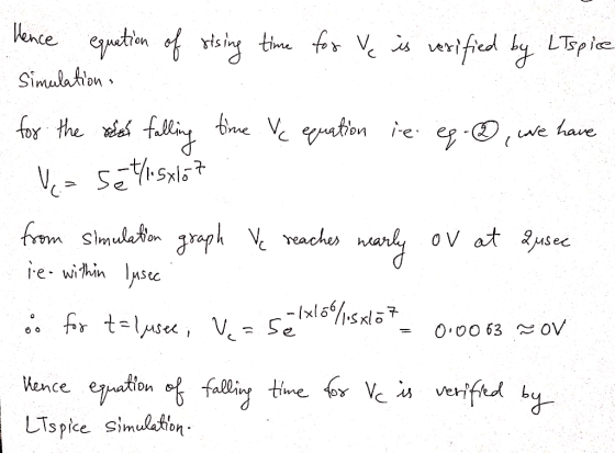 oW vising Simulation on ,-e. Ce On LTspice simulation