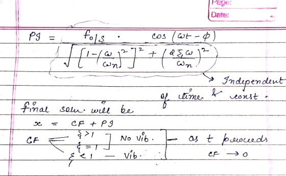 Date: fols Pg WE 2. Indpendiut me eonst final Solu will be as tpooceds No CF vib