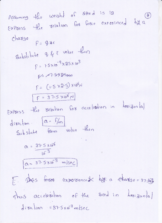 Assaming ExPoess Chasge Value he 濁ection lo 3 e = 37