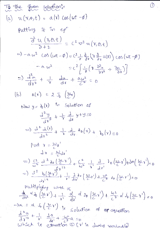 Putting t ep b(b) n Solution of dr coluution eeauation