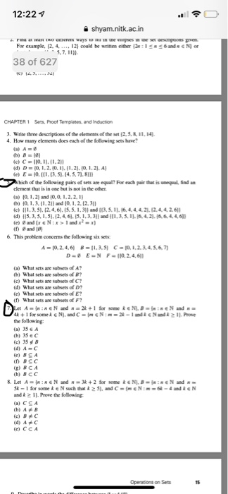 12:22 For example, 12. 4. 121 could be written either (216andn eN) or 38 of 627 14.94 CHAPTER1 Sens, Proof Templanes, and Ind