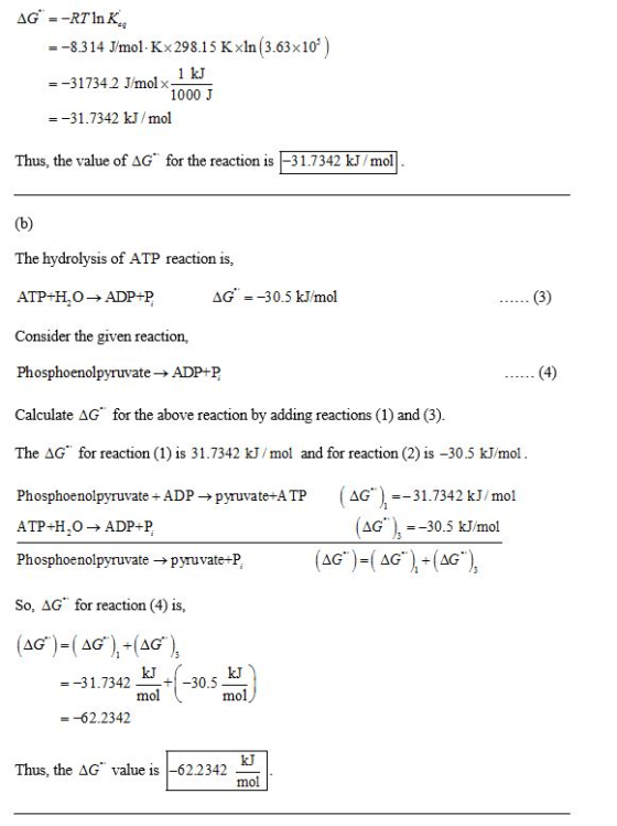 AG -RT In K. -8314 Jmol- Kx298.15 Kxln(3.63x10 1 kJ =-31734 2 J/mol x 1000 J -31.7342 kJ/mol Thus, the value of AG 31.7342 kJ