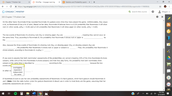 MindTap Cengage Learning C Statistics and Probability questic OChapter 7 Problem Set X https://ng.cengage.com/static/nb/ui/ev