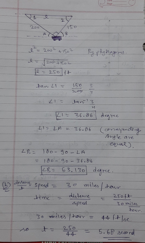 2.00 A- Angle are er amante Speed- 3c2 miles o miles