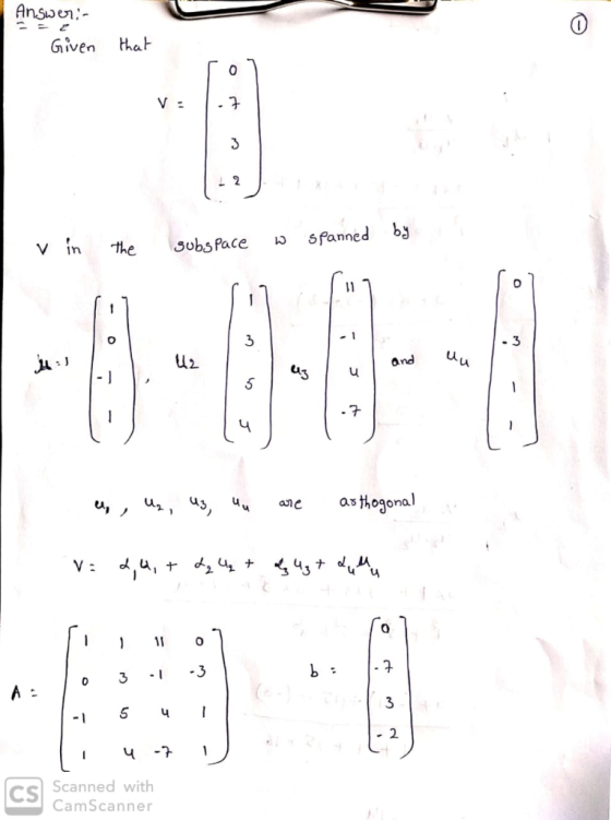 Given Hhat Pace fanned b and u 5 a5%ogona an e 2. S Scanned with CamScanner