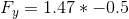 F,,-1.47 *-0.5