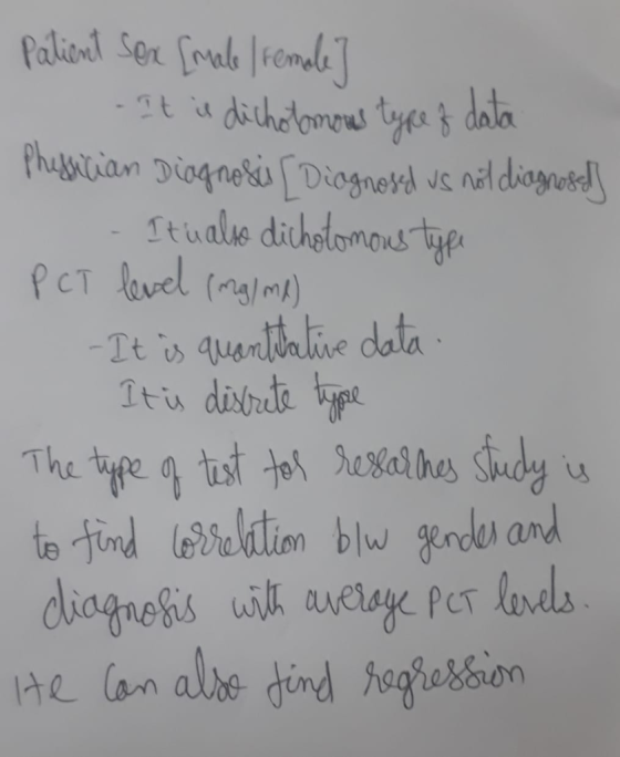 stuae dichelomous tye Tt is quantalive data itu