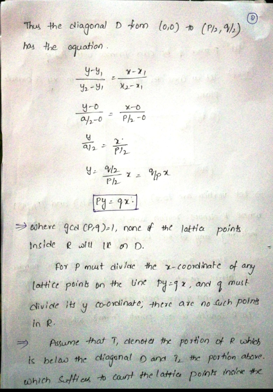 thus the diagonal D torn lo,o) m(Ph,94) has the aquation 2 Ph ehere cs CP), nonef atta point ns de R oD. Po P mut divac the r