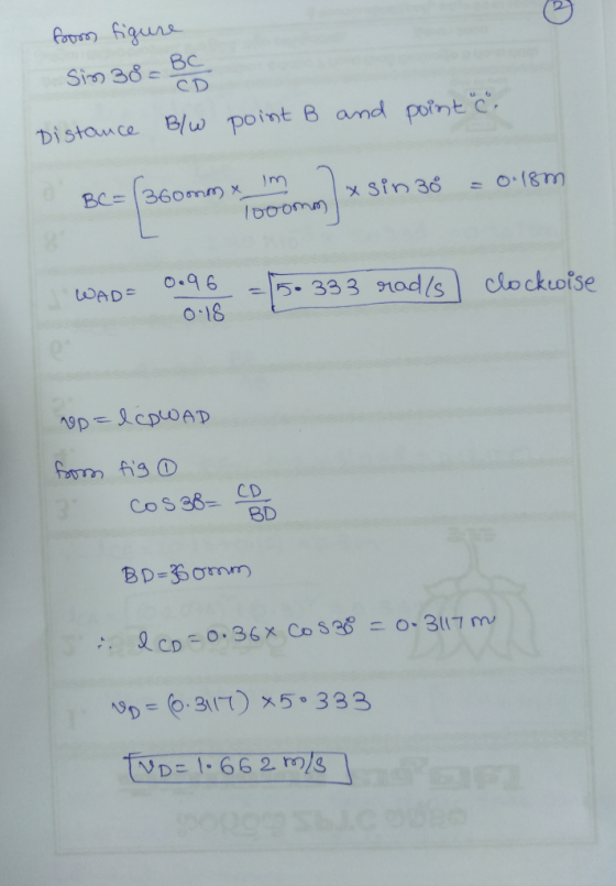 CD Distauce B/point 6 and potnt c 0.9 6 LOAD= BD -3rT5 333