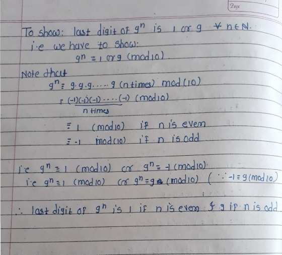 Page ie we have to Shaw Note dhcut n times