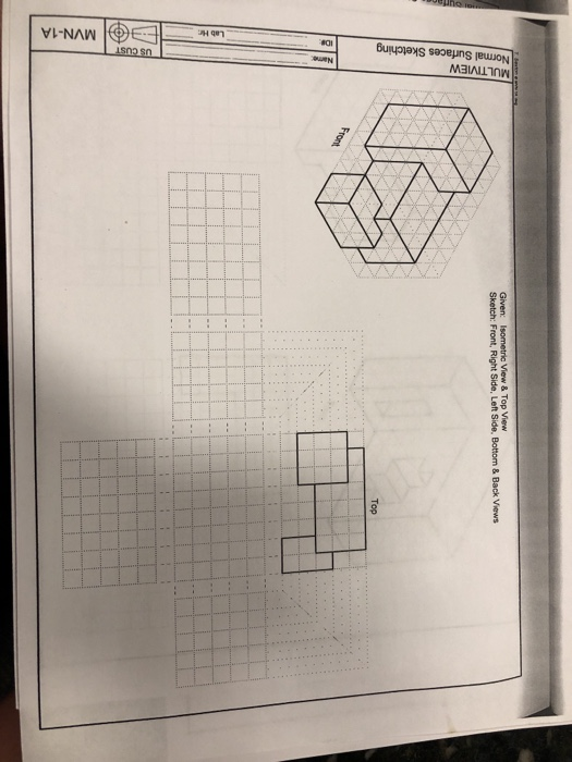 sketch: Front, Right side, Left Side. Bottom & Back Views 8