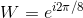 W=e^{i2\pi/8}