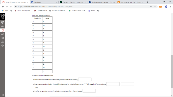 Quic Chi squared test and reg xf Facebook ·Undergraduate Engineer-par e can Anyone Help Me? | Cheo x | aptors v Warriors l Ma