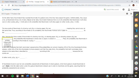 MindTap Cengage Learning C Statistics and Probability questic OChapter 7 Problem Set X https://ng.cengage.com/static/nb/ui/ev