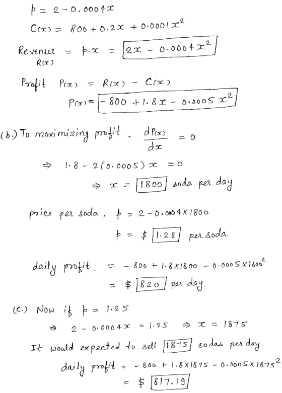 2-0, 0001-X Ce%) = &00 +0.2x+0.0001 c2 even Rtx) 2. → 1.8- 1800 soda per da 2. aj 2 O (C.) Nowi It would expected to sell [18