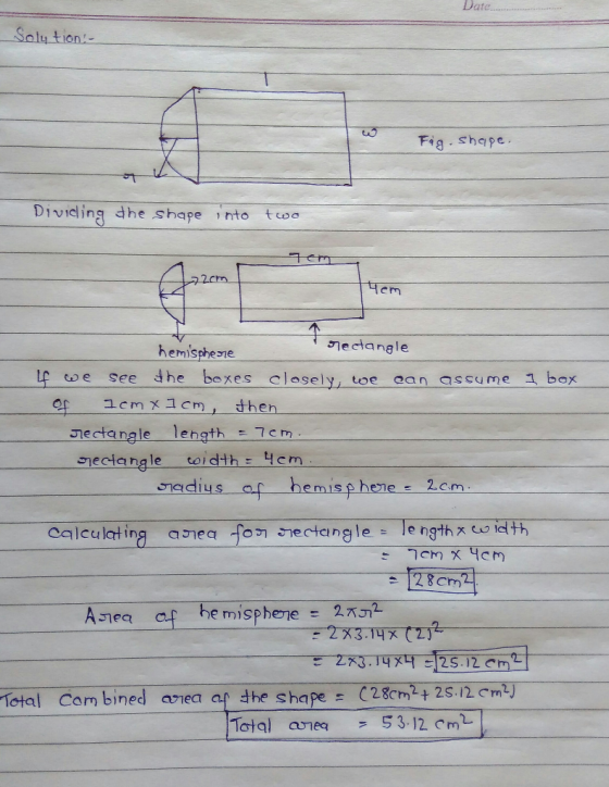 bate. onk- Fig Shape Divicling dhe shape into tcoa 22cm ecta ng le hemispheone Lf coe See she bexes closely, oe ean assume 1
