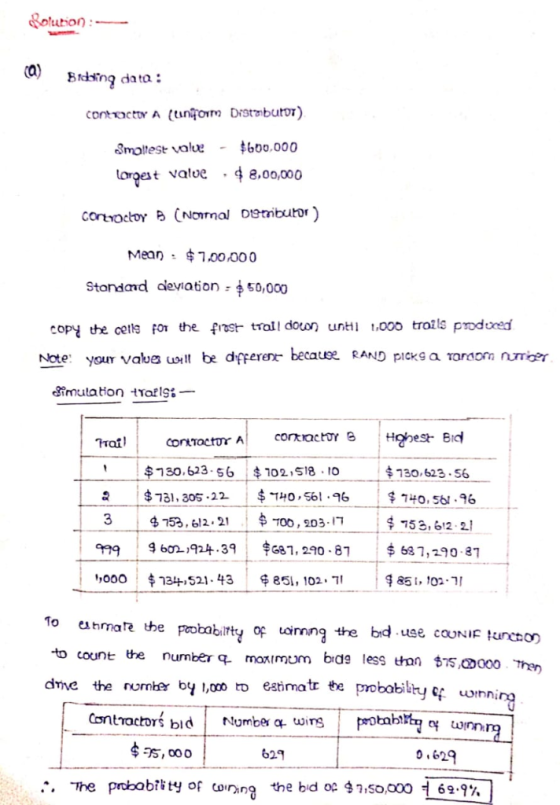 olution: a) Sdng data: contractty A (tinform Distmbutor) $600,000 Imoltest value .4 8,00,000 value torgest cortYoctoy (Nomal