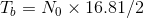 T No X 16.81/2