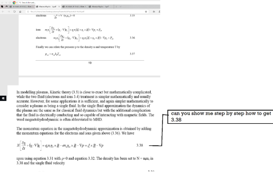 Search the web.. 203pd clectrons 3.35 at nla, .le v.-wit-ul) vr. . P. 336 Finally we can relate the pressure p to the density