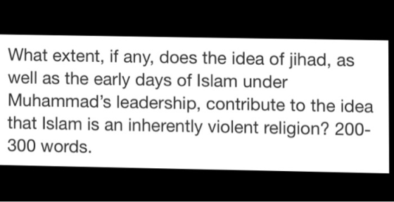 What extent, if any, does the idea of jihad, as well as the early days of Islam under Muhammads leadership, contribute to th