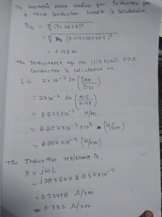 Todiu bor fn ductor fr burd le is Calculated a, Gneo metne mean The +hree Condu ctor DSL (Ds xd kd)3 (0.0133 kos xo-s3 hu thd
