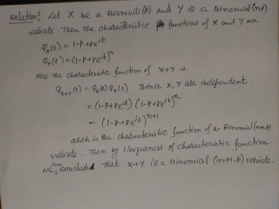 Bolitim a Bexneulli vairate Thun Unigenes of chabact