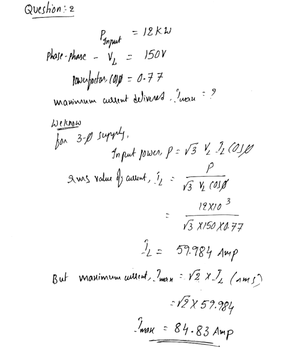 Queshon: 2 2xi0 (3 X150 X0.77 59.791 Amp But wauimumwu乢.wx : Y2 X.Ž oox 84.83 Amp MMv
