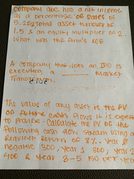comparmM abe had a ne+ incomte as a percentage ot sates of What was the pirms Rov A comupam mar cloes an Po Is executing a M
