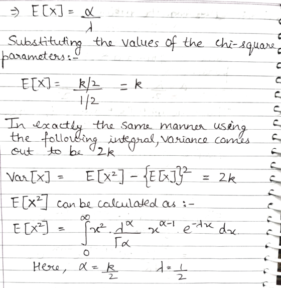 E[X] = う Substituting tha Values of the ch- . gua 1/2. n exacty tha Sanma mannun usin ral vaiance coms l.Va.tx ] = E [x2]-EEJ