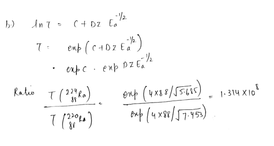 2 1h 2. Ratw 224 89 Ra 1.314 X lo ะ 7.153
