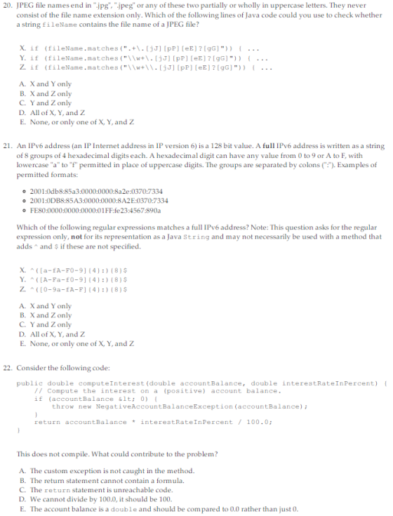or wholly in uppercase letters. They 20. JPEG file names end in .jpg, -.jpeg or any of these two partially consist of the