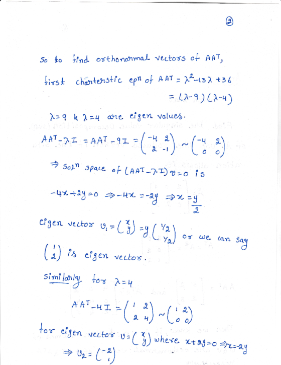 9 are eigen values. 9 k i) i> ezen vetos 久ㄐ