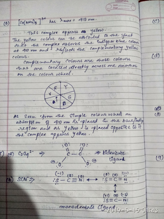 hn Tuscomplex ap pean asyell hdt e complex blorbs he indigo or b lue colou colow Complementary Colorrs ane those colowns AS g