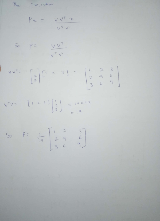 The Pojcchon Pr= VV VTV V VT 3 2 3 J 2 t 2 VTv I449 14 1 So 2 4 14 3 C