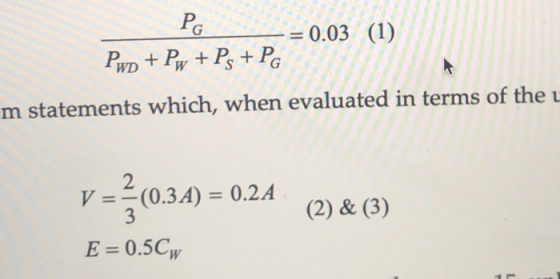 o0.03 () m statements which, when evaluated in terms of the u 2 V0.3A) 0.2A (2) & (3) Е 0.5Cw