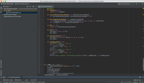 alculusCalculator [/PycharmProjects/alculusCalculator] -./CalculusCalculator. py [alculusCalculator] alculusCalculator Calcul