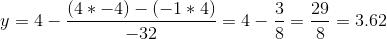 (4 *一4)-(-1 * 4) 一32 2 3 29 8 4 4 3.62