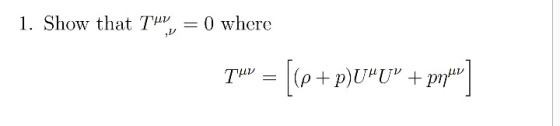 I. Show that Τμιν 0 where
