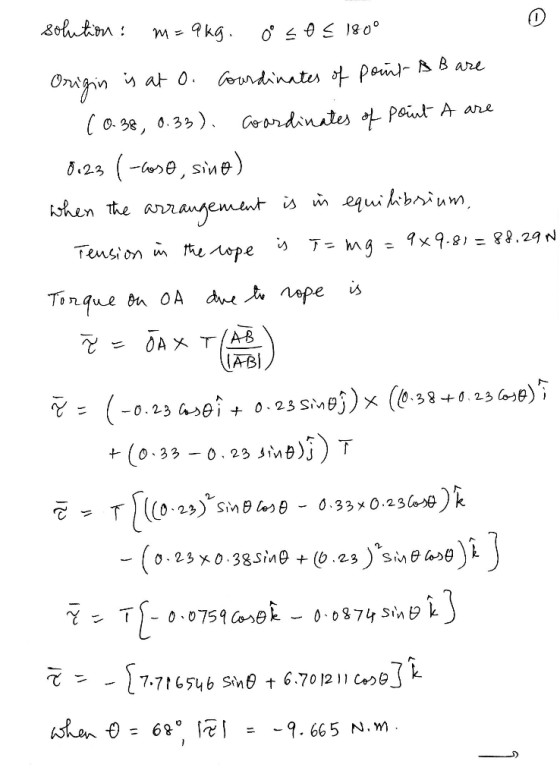 2owtin M9ka at 0 oundinates of Pom BB are Onigin Geardinates af Pont A ane ( 0.38, 0.33). (4s s n rangemat 5.22 equihibべum. s