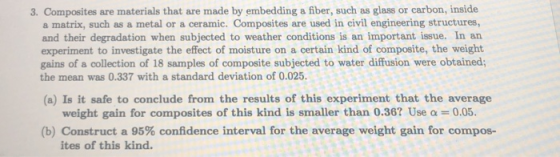 3. Composites are materials that are made by embedding a iber, such as glass or carbon, inside a matrix, such as a metal or a