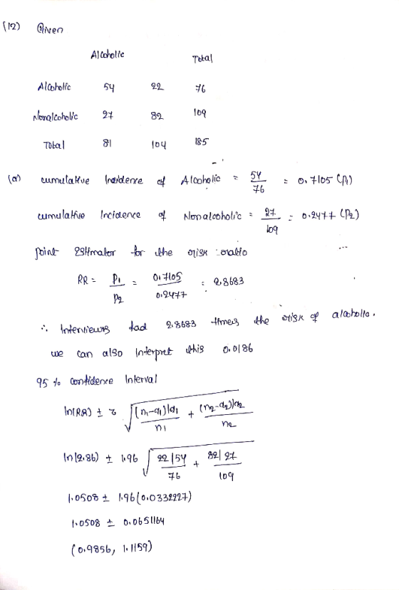 (12) iven Total AlCoholfc 54 29 北 82 lb Tolal 8l 1叫 og bint 23Hmaler trete 히¡왜.oolfo : 28683 can also inerpt dhis -0186 5 ond